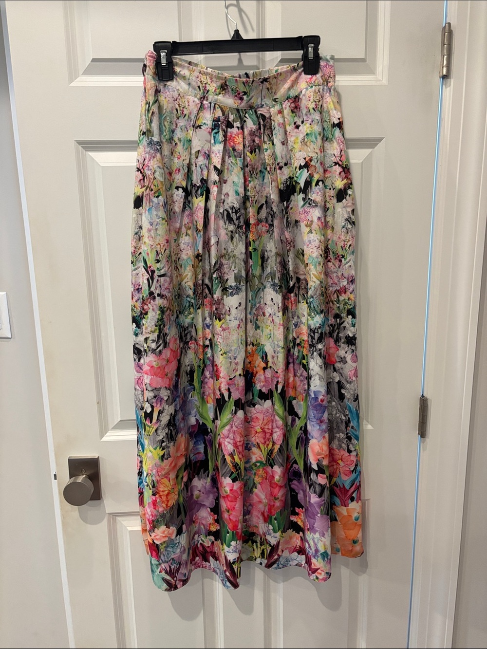 Ranna Gill Floral Maxi Skirt in Pink, Green, Purple, Blue, Black